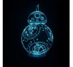 Beling 3D lampa, BB-8, 7 farebná S418