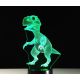 Beling 3D lampa, Dino, 7 farebná S409