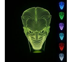 Beling 3D lampa, Joker, 7 farebná S353