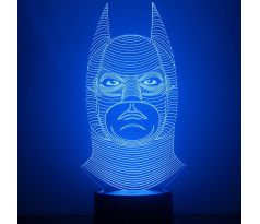 Beling 3D lampa,  Batman 2, 7 farebná S348