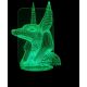 Beling 3D lampa, Anubis, 7 farebná S339