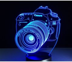 Beling 3D lampa, Fotoaparát, 7 farebná S335