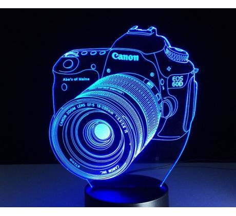 Beling 3D lampa, Fotoaparát, 7 farebná S335