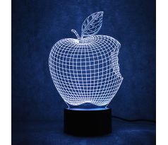 Beling 3D lampa, Apple, 7 farebná S306