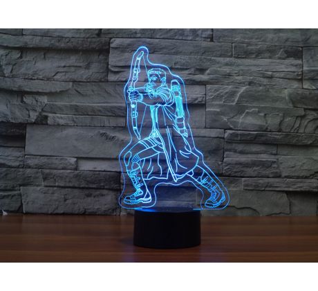 Beling 3D lampa, Hawkeye, 7 farebná S293