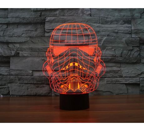 Beling 3D lampa, Storm Trooper 2, 7 farebná S290