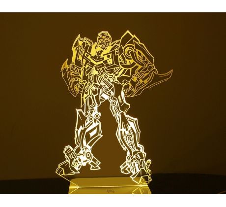 Beling 3D lampa, Transformers Bumblebee, 7 farebná S285