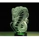 Beling 3D lampa, Had, 7 farebná S281