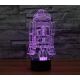 Beling 3D lampa, R2D2 model-2, 7 farebná S275