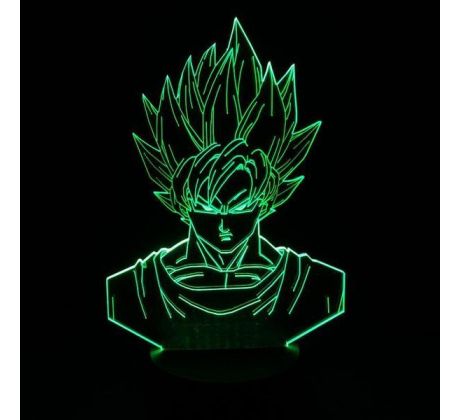 Beling 3D lampa, Goku, 7 farebná S244