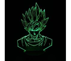 Beling 3D lampa, Goku, 7 farebná S173 