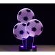 Beling 3D detská LED lampa, Futbalové balóny, nočné svetlo pre deti, 16 farieb S156 