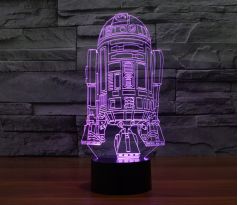 Beling 3D lampa, R2D2 model-2, 7 farebná S152 