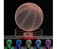 Beling 3D lampa, NBA, 7 farebná S145 