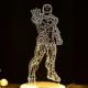 Beling 3D detská LED lampa, Iron Man 3, nočné svetlo pre deti, 16 farieb S143 