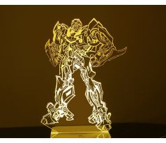 Beling 3D lampa, Transformers Bumblebee, 7 farebná S142