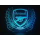 Beling 3D lampa, Arsenal, 7 farebná S136 