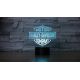 Beling 3D detská LED lampa, Harley Davidson, nočné svetlo pre deti, 16 farieb S135 