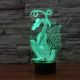 Beling 3D detská LED lampa, Drak 2, nočné svetlo pre deti, 16 fariebS123 
