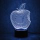 Beling 3D lampa, Apple, 7 farebná S118