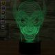 Beling 3D detská LED lampa, Goblin, nočné svetlo pre deti, 16 farieb S115 