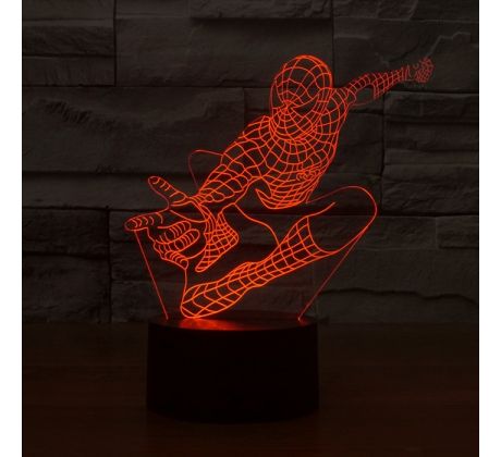 Beling 3D lampa, Spider Man 2, 7 farebná S114 