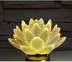 Beling 3D lampa, Kvet, 7 farebná S97 