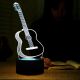 Beling 3D detská LED lampa, Gitara, nočné svetlo pre deti, 16 farieb S95 