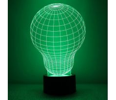 Beling 3D lampa, Žiarovka, 7 farebná S88