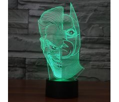 Beling 3D lampa, Joker vs Batman, 7 farebná S74 