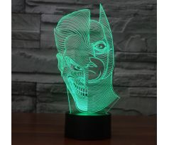 Beling 3D lampa, Joker vs Batman, 7 farebná S74