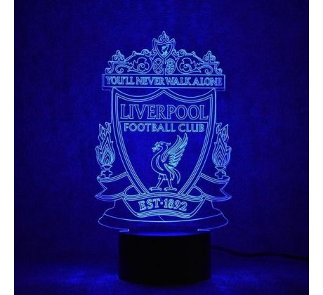 Beling 3D lampa, Liverpool, 7 farebná S53 