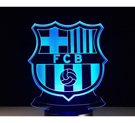 Beling 3D lampa, FCB Barcelona, 7 farebná S48 