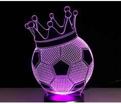 Beling 3D lampa, Kráľovská lopta, 7 farebná S47