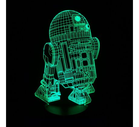 Beling 3D lampa,R2D2 