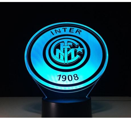 Beling 3D lampa, Inter Miláno, 7 farebná S202