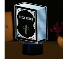 Beling 3D lampa, Biblia, 7 farebná S427