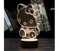 Beling detská lampa, Hello Kitty , 7 farebná S431