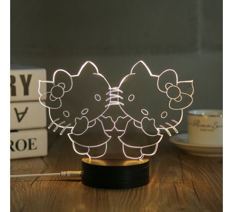 Beling detská lampa, Hello Kitty model 2 , 7 farebná S432