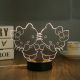 Beling 3D detská LED lampa, Hello Kitty model 2 , nočné svetlo pre deti, 16 farieb S432