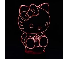 Beling detská lampa, Hello Kitty model 3 , 7 farebná S433