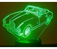 Beling 3D lampa, Aston martin, 7 farebná S473