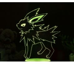 Beling 3D lampa, Jolteon, 7 farebná S479