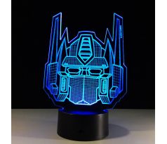 Beling 3D lampa, optimus prime maska , 7 farebná S486