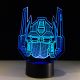 Beling 3D lampa, optimus prime maska , 7 farebná S486