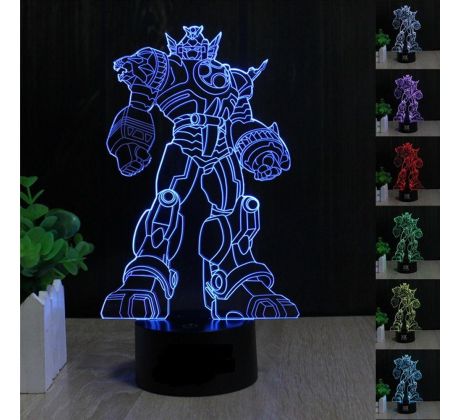 Beling 3D lampa, Optimus Prime , 7 farebná S489