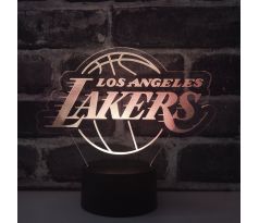 Beling 3D lampa, Los Angeles Lakers, 7 farebná S493
