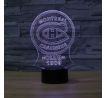 Beling 3D lampa, Montreal Canadiens, 7 farebná S494