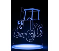 Beling Detská lampa, Traktor, 7 farebná QS287 