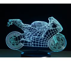 Beling Detská lampa, Motorka, 7 farebná QS387